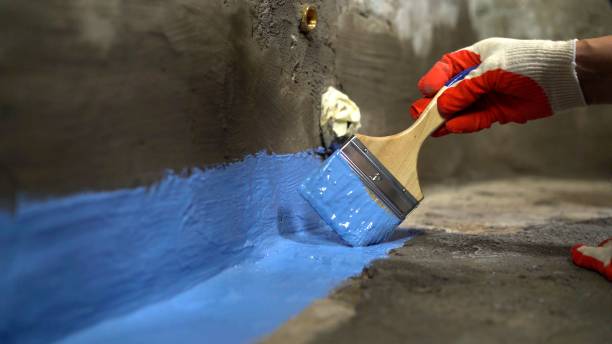 Commercial Wet Basement Repair project at a Prospect Park, PA business property by SJ Waterproofing Pros